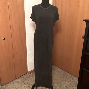 LuLaRoe size Medium acid washed Black Maria dress. EUC